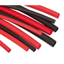 Sealey HST501BR 180pc 50 & 100mm Heat Shrink Tubing Assortment - Black & Red
