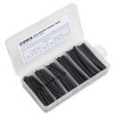 Sealey HST501B 180pc 50 & 100mm Heat Shrink Tubing Assortment - Black