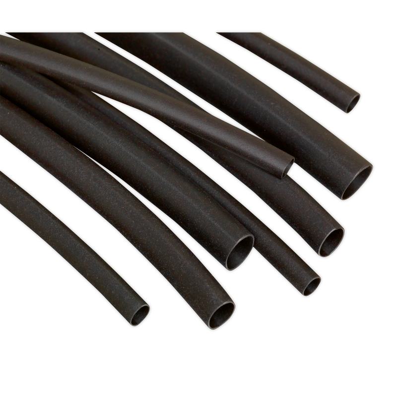 Sealey HST501B 180pc 50 & 100mm Heat Shrink Tubing Assortment - Black