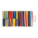 Sealey HST501MC 180pc 50 & 100mm Heat Shrink Tubing Assortment - Mixed Colours