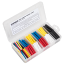 Sealey HST50MC 190pc 50mm Heat Shrink Tubing Assortment - Mixed Colours