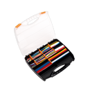 Sealey HST590MC 590pc 50, 100, 150 & 200mm Heat Shrink Tubing Assortment - Mixed Colours