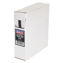 Sealey HST6412 12m 6.4-3.2mm Black Heat Shrink Tubing