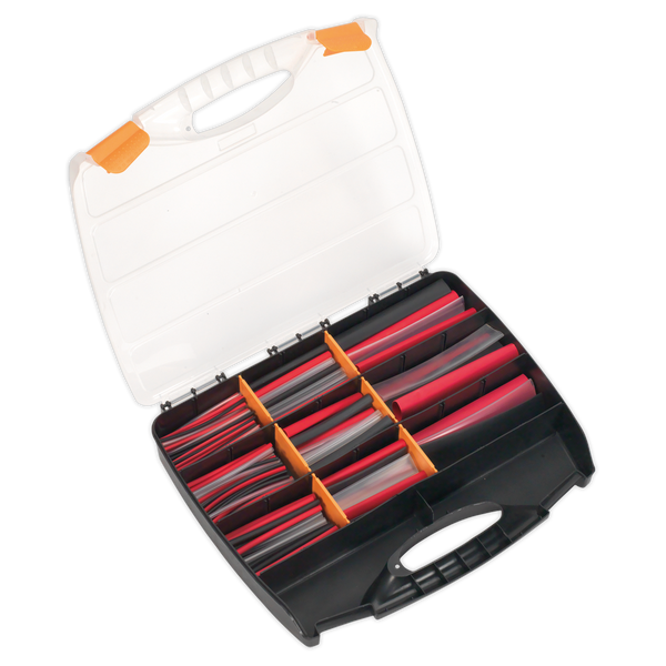 Sealey HSTAL261MC 261pc 100 & 150mm Adhesive Lined Heat Shrink Tubing Assortment - Mixed Colours
