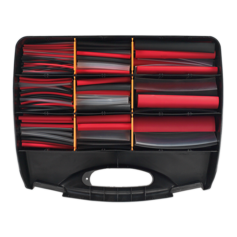 Sealey HSTAL261MC 261pc 100 & 150mm Adhesive Lined Heat Shrink Tubing Assortment - Mixed Colours