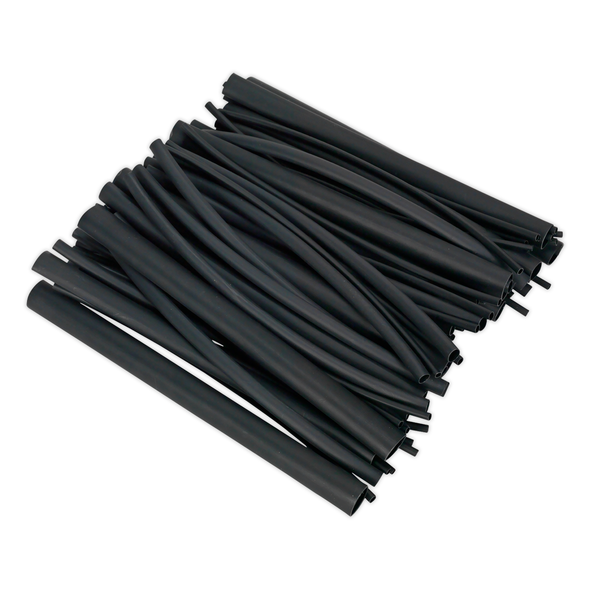 Sealey HSTAL72B 72pc 200mm Heat Shrink Dual Wall Adhesive Lined Tubing - Black