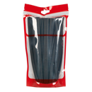 Sealey HSTAL72B 72pc 200mm Heat Shrink Dual Wall Adhesive Lined Tubing - Black