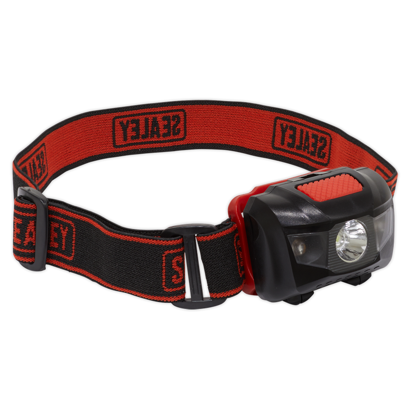 Sealey HT03LED 3W LED & 2 Red LED Head Torch