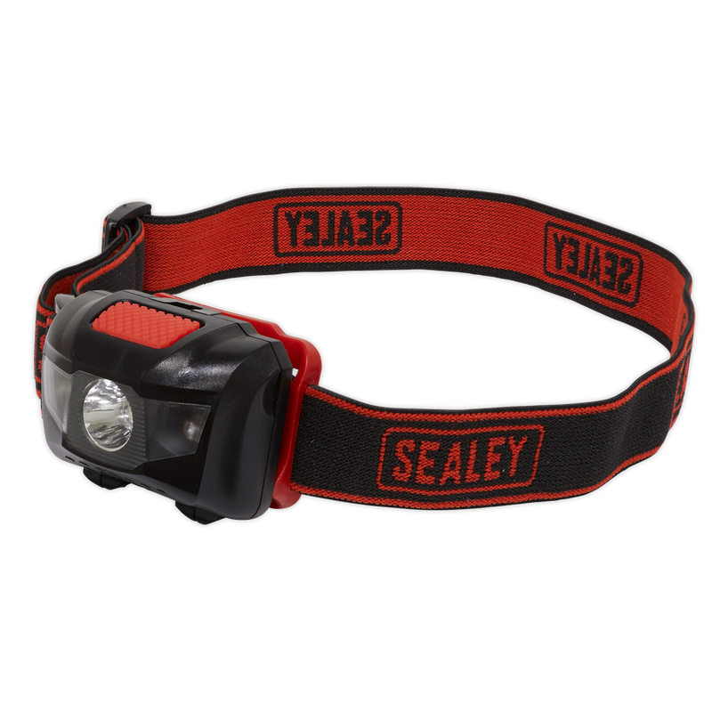 Sealey HT03LED 3W LED & 2 Red LED Head Torch