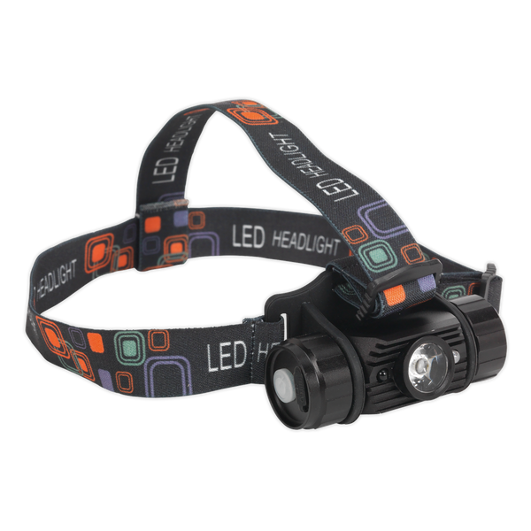 Sealey HT108LED 5W SMD LED Rechargeable Head Torch with Auto-Sensor