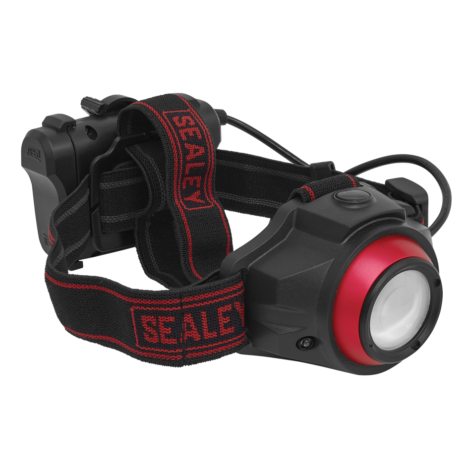 Sealey HT111R 5W COB LED Rechargeable Head Torch with Auto-Sensor
