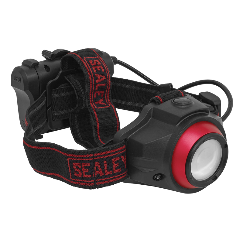 Sealey HT111R 5W COB LED Rechargeable Head Torch with Auto-Sensor