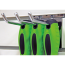 Sealey HV001 8pc Screwdriver Set - Hi-Vis Green