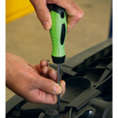 Sealey HV001 8pc Screwdriver Set - Hi-Vis Green