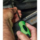 Sealey HV002 8pc Hammer-Thru Screwdriver Set - Hi-Vis Green