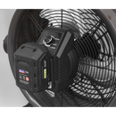Sealey HVD16C 230V/20V SV20 Series 16" 2-in-1 Cordless/Corded High Velocity Drum Fan