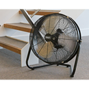 Sealey HVF18IS 18" Industrial High Velocity Floor Fan with Internal Oscillation