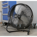 Sealey HVF18IS 18" Industrial High Velocity Floor Fan with Internal Oscillation