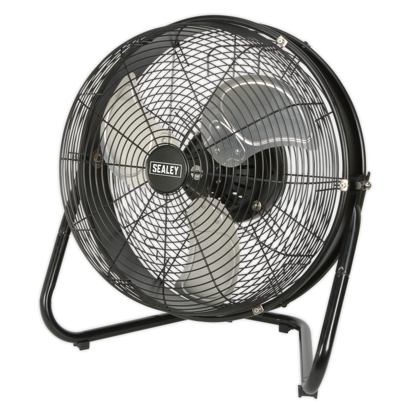 Sealey HVF18IS 18" Industrial High Velocity Floor Fan with Internal Oscillation