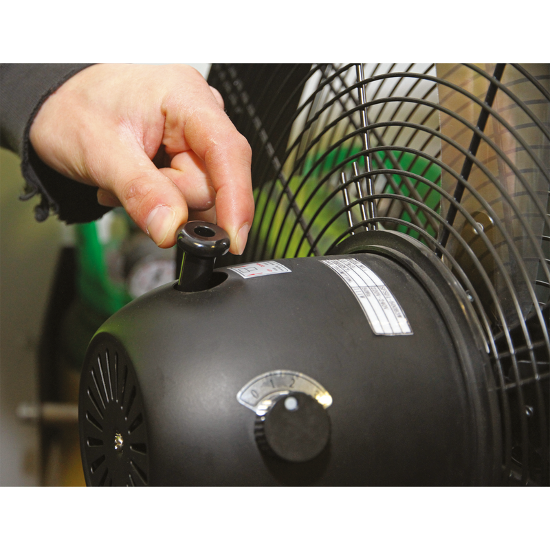 Sealey HVF20PO 20" Industrial High Velocity Oscillating Pedestal Fan