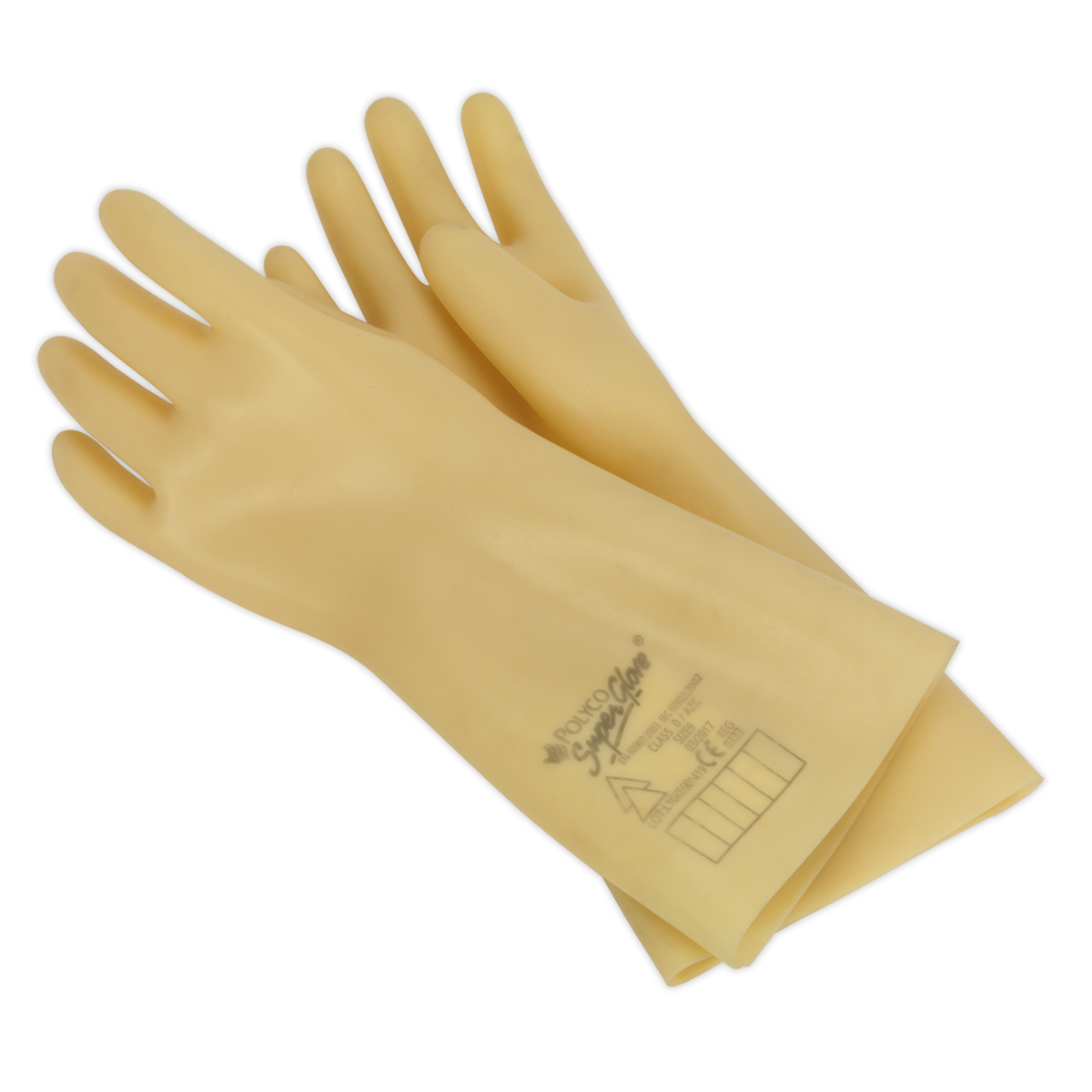 Sealey HVG1000VL 1kV Electrician's Safety Gloves - Pair