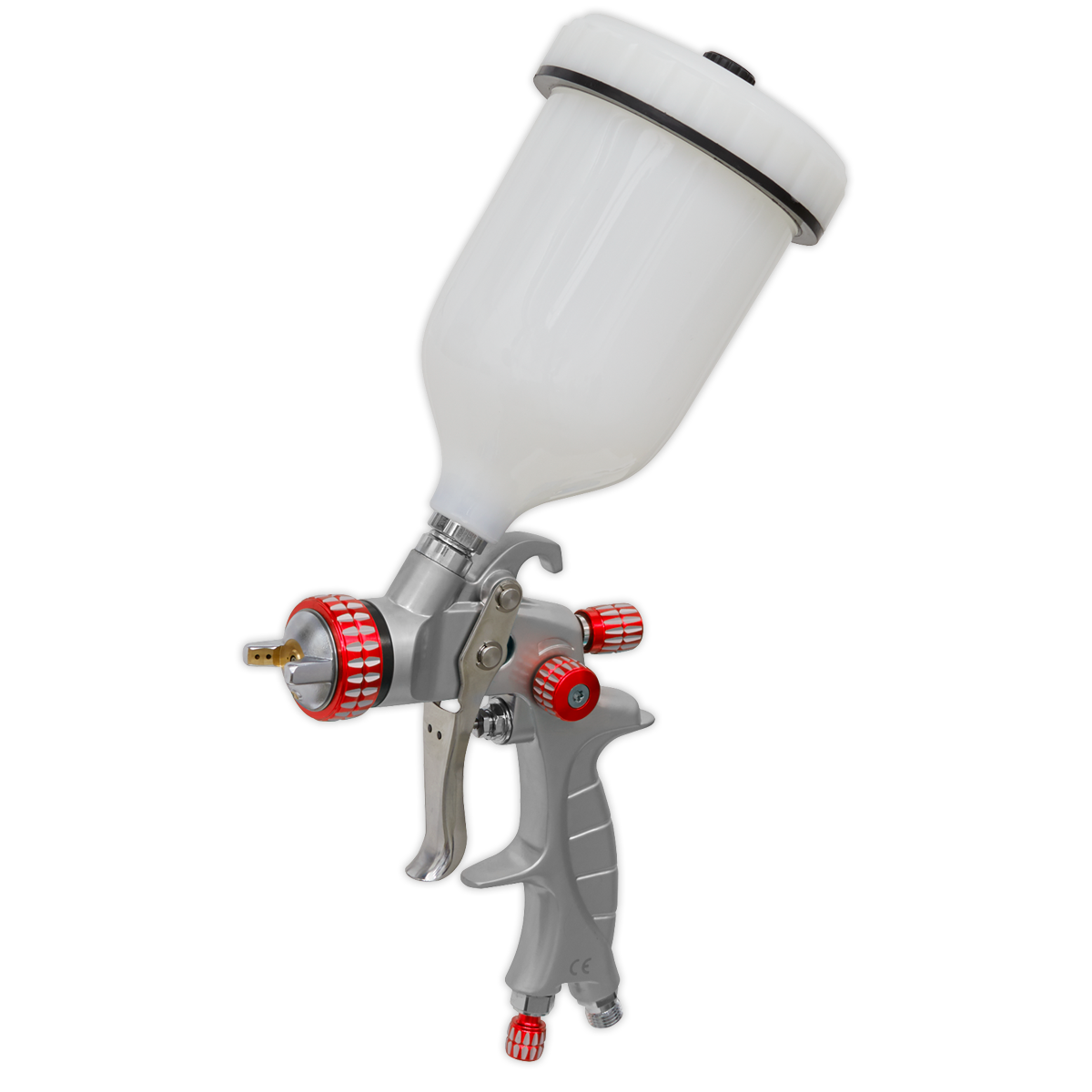 Sealey HVLP01 Professional HVLP Gravity Feed Spray Gun 1.3mm Set-Up
