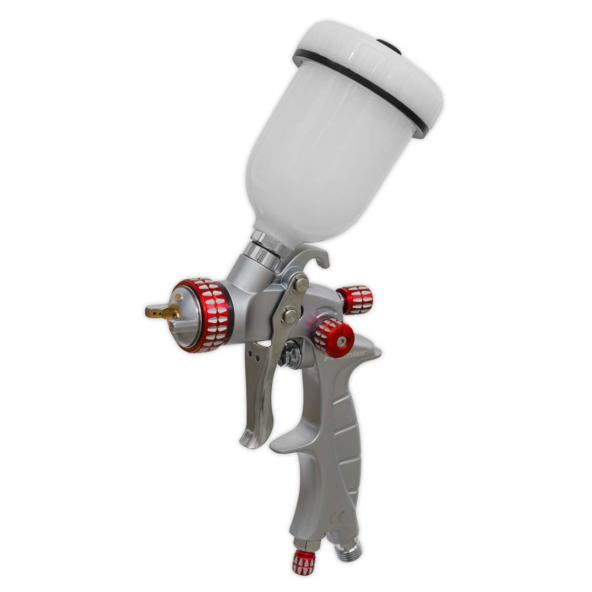 Sealey HVLP04 HVLP Gravity Feed Touch-Up Spray Gun 1mm Set-Up