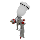 Sealey HVLP04 HVLP Gravity Feed Touch-Up Spray Gun 1mm Set-Up