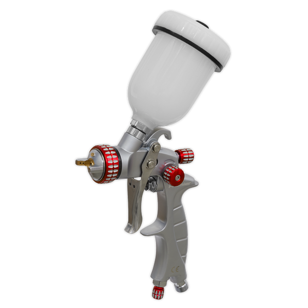 Sealey HVLP04 HVLP Gravity Feed Touch-Up Spray Gun 1mm Set-Up