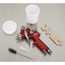 Sealey HVLP731 Workshop Series HVLP Gravity Feed Touch-Up Spray Gun 0.8mm Set-Up