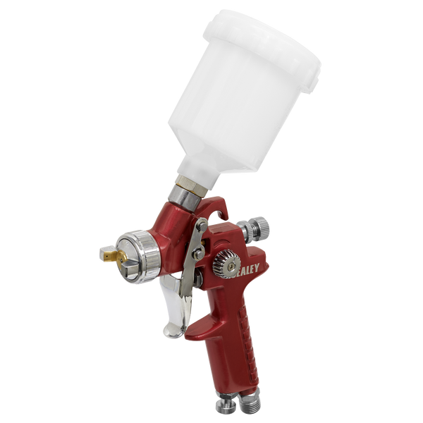 Sealey HVLP731 Workshop Series HVLP Gravity Feed Touch-Up Spray Gun 0.8mm Set-Up