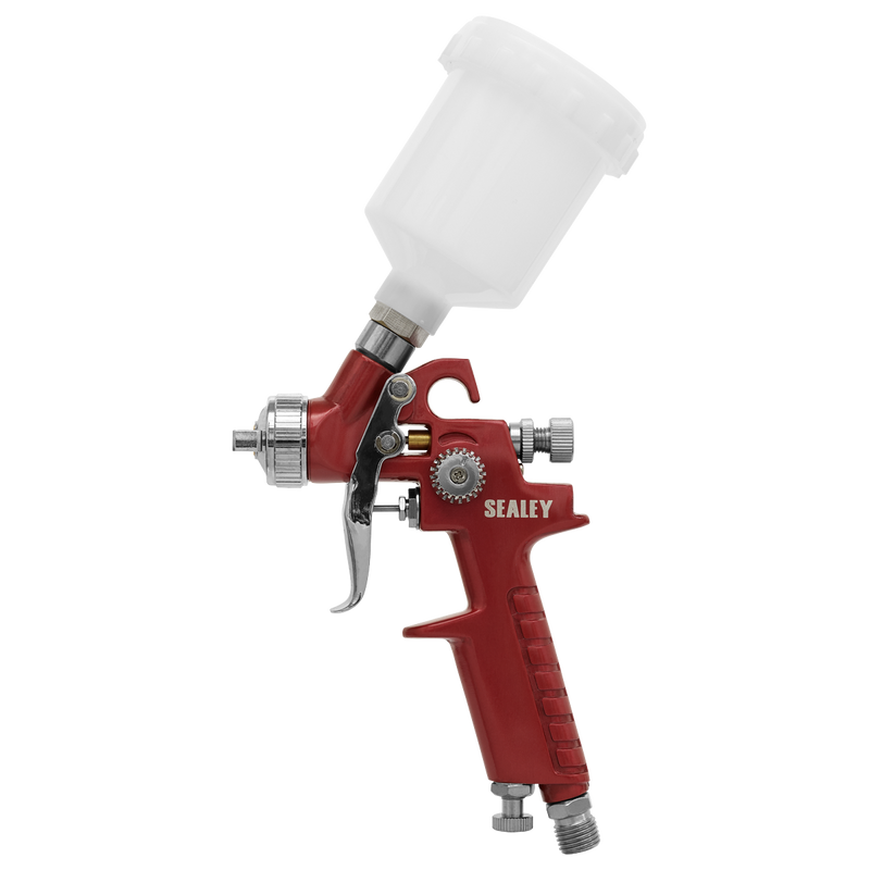 Sealey HVLP731 Workshop Series HVLP Gravity Feed Touch-Up Spray Gun 0.8mm Set-Up