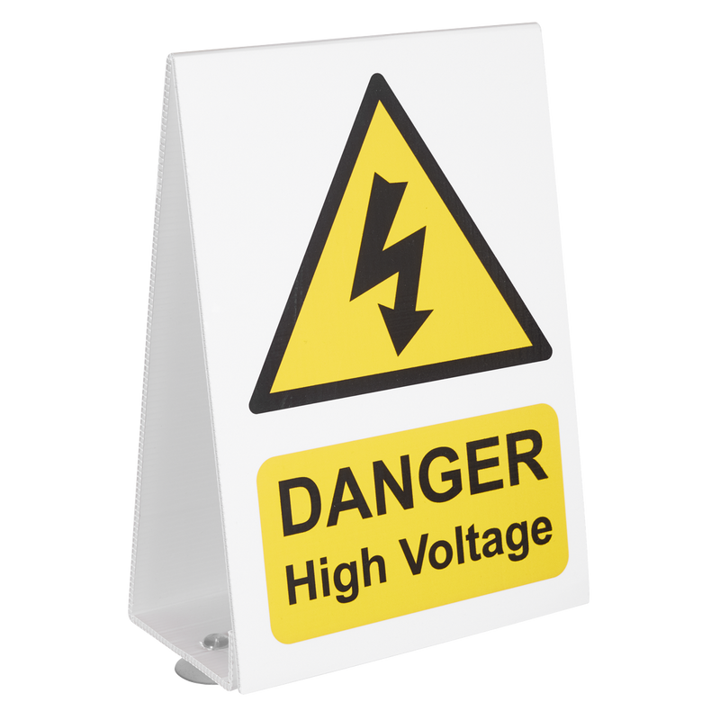 Sealey HVS1 High Voltage Vehicle Warning Sign