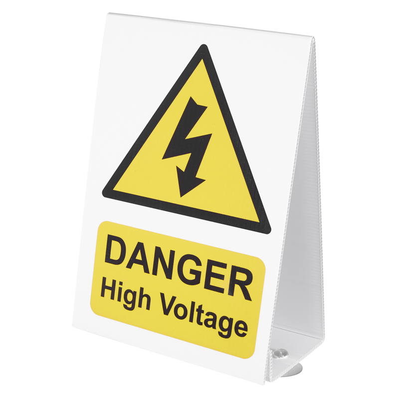 Sealey HVS1 High Voltage Vehicle Warning Sign