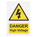 Sealey HVS1 High Voltage Vehicle Warning Sign