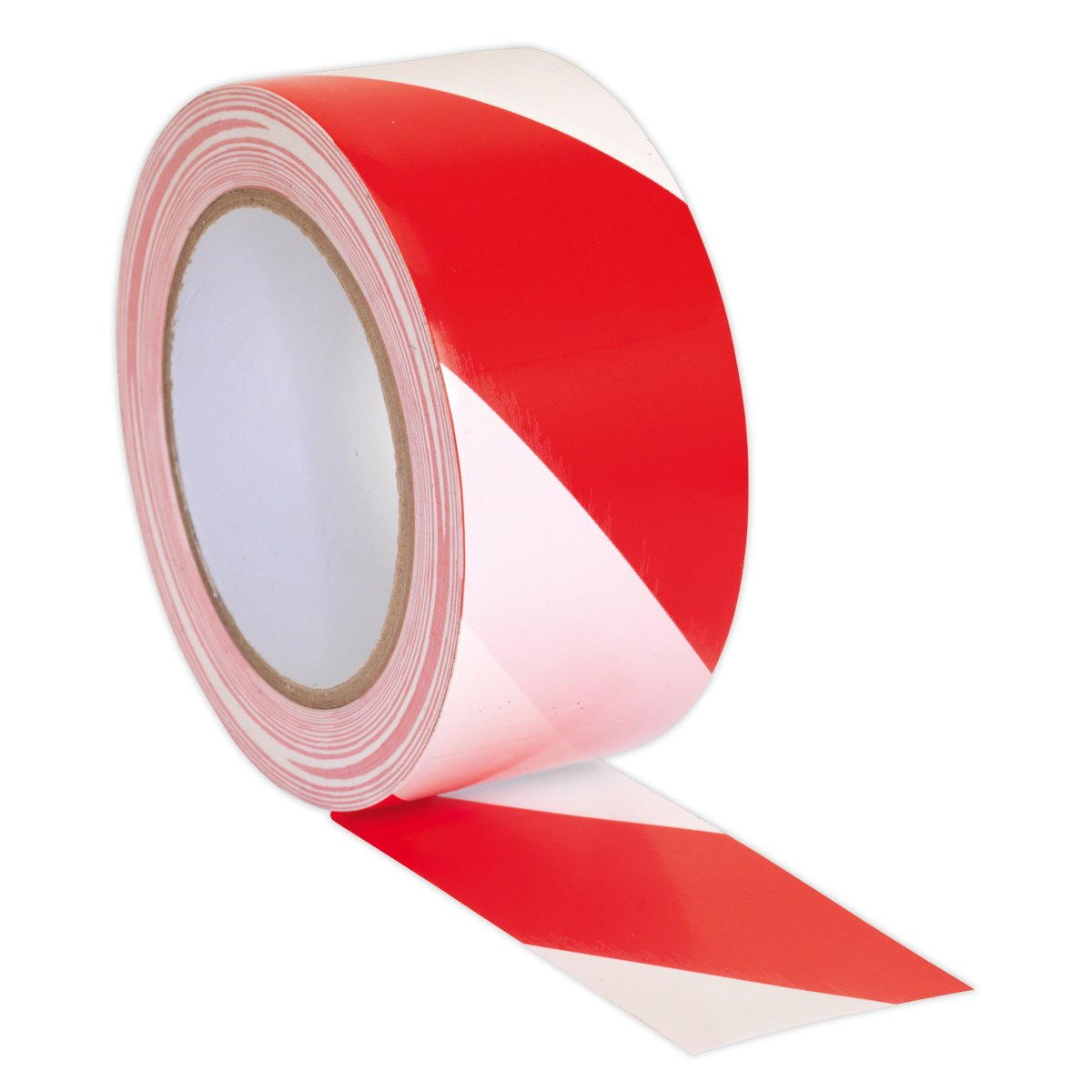 Sealey HWTRW 50mm x 33m Red/White Hazard Warning Tape