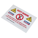Sealey HYBRIDSIGN Hybrid/Electric Vehicle Warning Sign