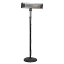 Sealey IFSH1809R 1800W High Efficiency Carbon Fibre Infrared Patio Heater with Telescopic Floor Stand