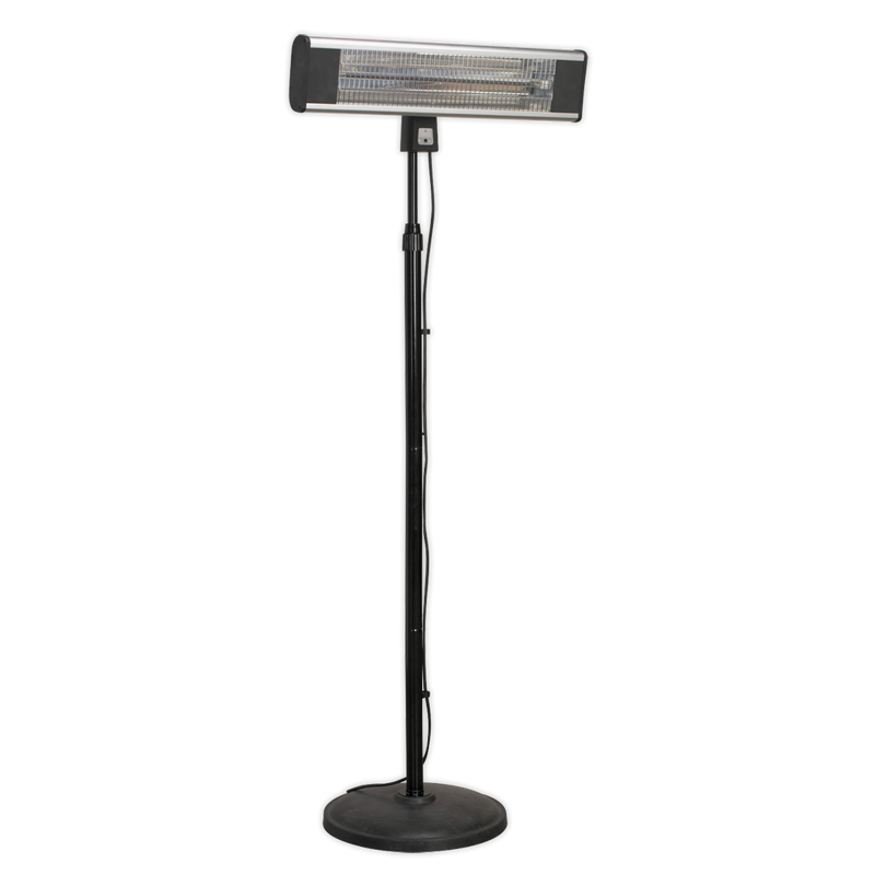 Sealey IFSH1809R 1800W High Efficiency Carbon Fibre Infrared Patio Heater with Telescopic Floor Stand
