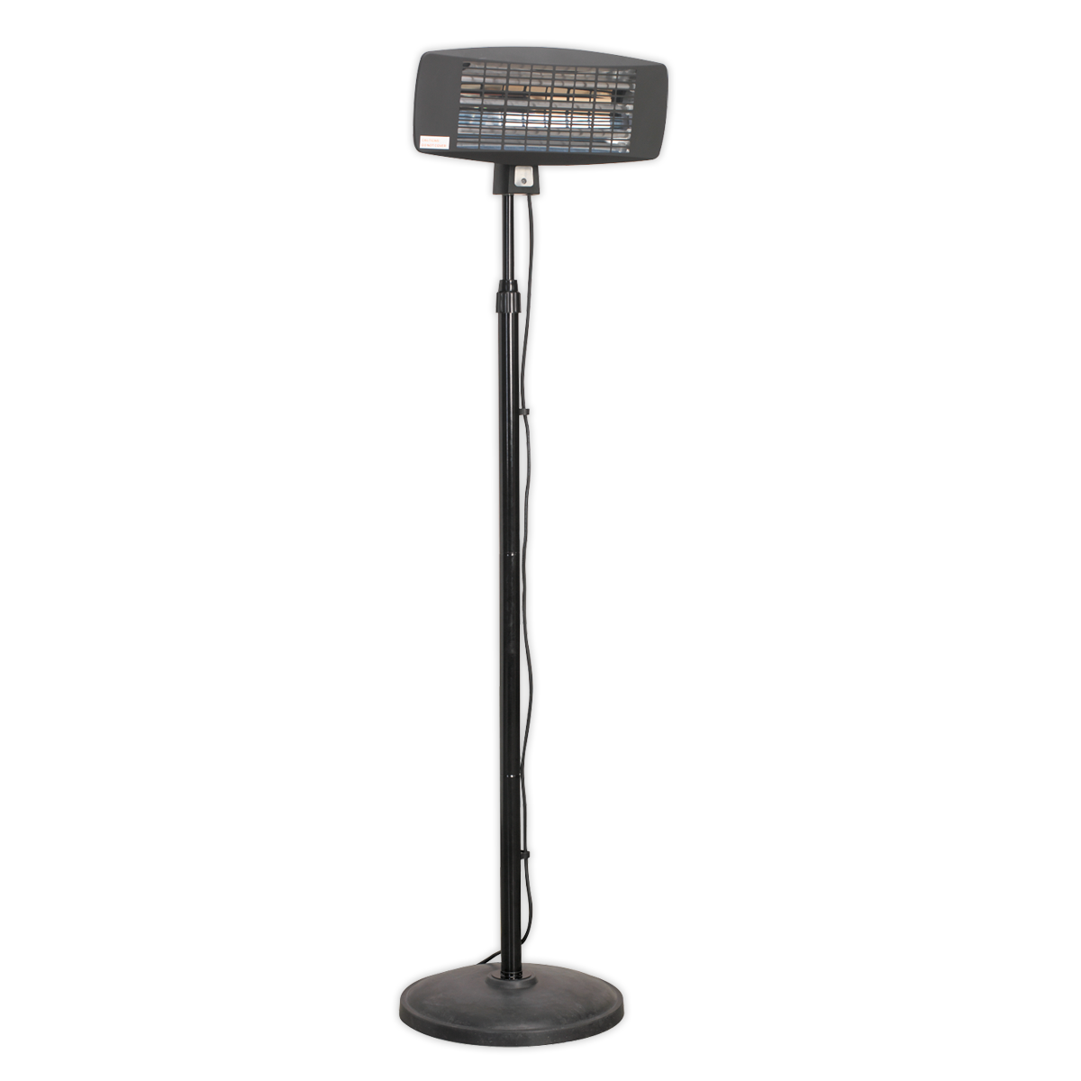 Sealey IFSH2003 2000W High Efficiency Infrared Quartz Patio Heater with Telescopic Floor Stand