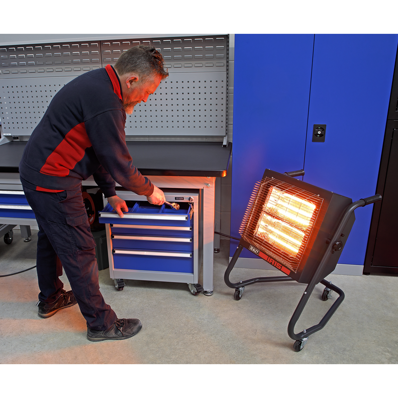 Sealey IR15 1.4/2.8kW Infrared Halogen Heater