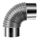 Sealey IREX3 Stainless Steel Exhaust/Flue 90 degree Bend for IR13/IR16 100mm