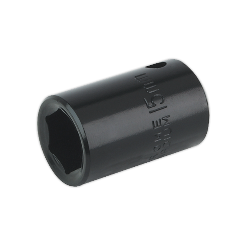 Sealey IS1215 15mm 1/2"Sq Drive Impact Socket