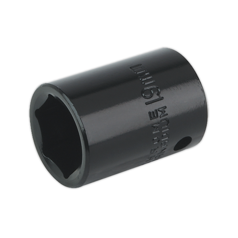 Sealey IS1219 19mm 1/2"Sq Drive Impact Socket