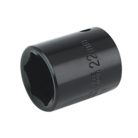 Sealey IS1222 22mm 1/2"Sq Drive Impact Socket