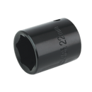 Sealey IS1222 22mm 1/2"Sq Drive Impact Socket