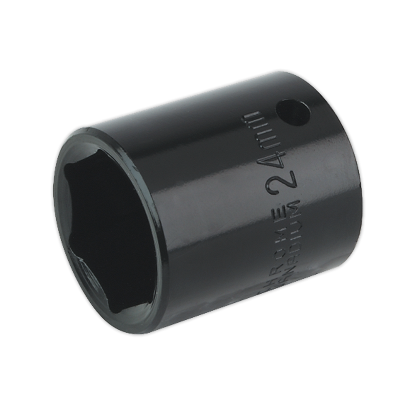 Sealey IS1224 24mm 1/2"Sq Drive Impact Socket