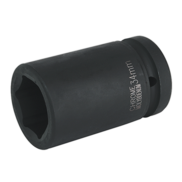 Sealey IS134D 34mm 1"Sq Drive Deep Impact Socket