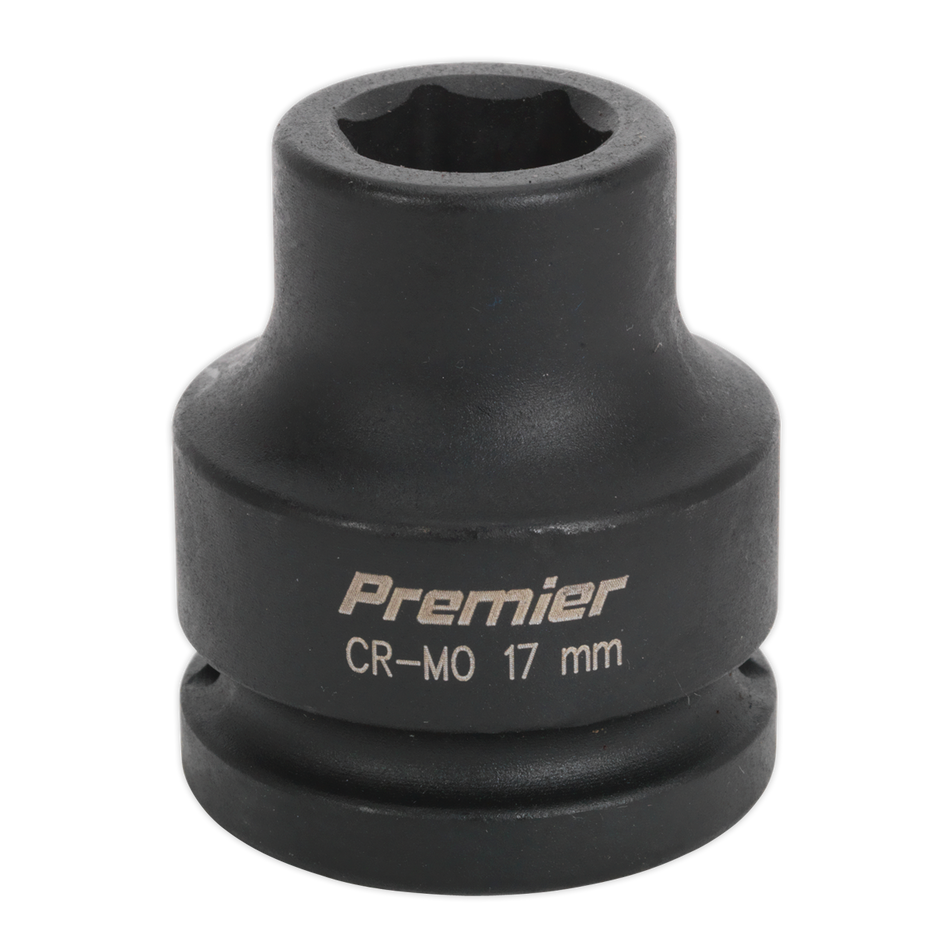 Sealey IS3417 17mm 3/4"Sq Drive Impact Socket