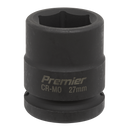 Sealey IS3427 27mm 3/4"Sq Drive Impact Socket